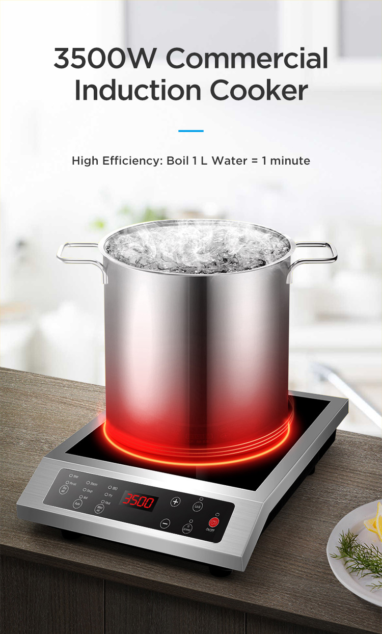3500w Multi Function Commercial Portable Flat Top Soup High Power Induction Cookers Stove
